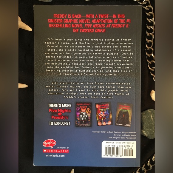 Five Night’s at Freddy’s The Graphic Novel - The Twisted Ones - Paperback - Picture 3 of 7